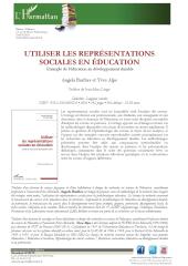 - Angela BARTHES - Yves ALPE - Utiliser les représentations sociales en éducation